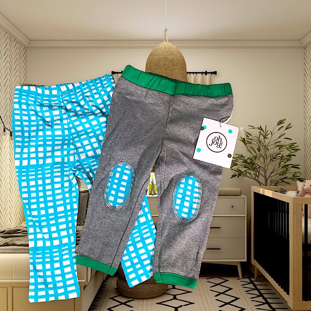 Oh Joy 2 pack pants for baby 12 months Deadstock Retro 2016 NEW NWT Rare Unique